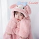 thumbnail image 3 of Sanrio Hello Kitty Cinnamoroll My Melody guantes de felpa bufanda sombrero conjunto de tres piezas Kawaii Anime Y2K ropa cálida para niña dulce 3 uds, 3 of 4