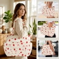 thumbnail image 4 of Pan chenh Corduroy Tote Bag for Women Large Capacity Work Bag Weekender Duffle Bags with 6 Pockets Shoulder Crossbody Handbag for Office Travel Gym and Everyday Use Overnight, 4 of 7
