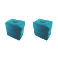 thumbnail image 4 of pitrice Convenient Inflatable Foot Rest 3 Layers Foot Stool Foot Rest Pillow for Traveling Light Blue 40 x 30 x 43cm 2Set, 4 of 6