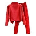 thumbnail image 2 of 2Pcs/Set Thermal Underwear Set for Women Long Johns Base Layer Fleece Lined Soft Top Bottom, 2 of 8