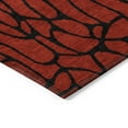 thumbnail image 5 of HomeRoots 599242 9 x 12 ft. Red & Black Geometric Washable Indoor & Outdoor Rectangle Area Rug, 5 of 5