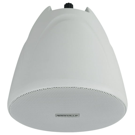 Rockville PEN-40T White 4" 70V Hanging Pendant Speaker Commercial/Restaurant