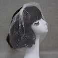 thumbnail image 4 of Boda Del Birdcage De Novia Velo De La Cara Del Fascinator Velos De La Noche Con El Peine Sunnimix Nupcial velo de la cara, 4 of 8