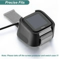 thumbnail image 3 of MYKOMI Charger for Fitbit Versa 1/Versa Lite/Versa SE, Replacement Charging Dock Cable Cord for Fitbit Versa, Versa Lite, Versa SE Smart Watch (2Pack, 3.3ft/1m), 3 of 7