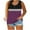 Purple, variant on JGGSPWM Plus Size Tank Tops for Women Summer Sleeveless Henley Casual Button Down Tunics T Shirts Black 3XL