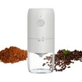 thumbnail image 1 of Portable Electric Coffee Grinder Type-C Rechargeable Coffee Bean Grinder with Adjustable Coarseness Ceramic Burrs One Button Control Burr Coffee Grinder for French Press / Espresso, 1 of 9