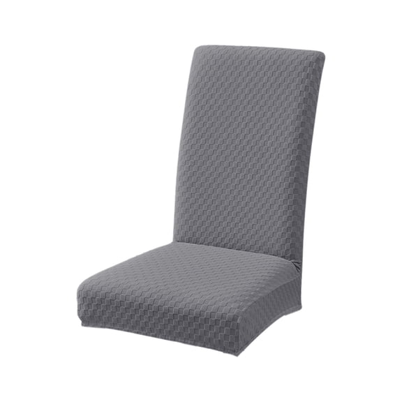 L Chair Covers For Dining Room Stretch Chair Slipcovers Kitchen Seat Protectors Wedding Banquet Decor Nylon Spandex Fabric Washable Checkered Pattern Waterproof Seat Cover Large Size 60-70