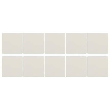 

HOMEMAXS 10pcs DIY Square Magnet DIY White Square Fridge Magnet Square Magnetic Sticker
