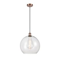 Innovations Lighting 516-1P-18-14 Athens Pendant Athens 14" Wide Pendant - Copper