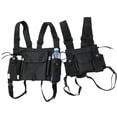 thumbnail image 3 of Bolso en el pecho Oxford nylon bolso en el pecho sin manos universal bolso en el pecho chaleco de campamento al aire libre bolso en negro, 3 of 10