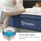 thumbnail image 5 of King Mattress, 12 Inch King Size Mattress in a Box, Ultimate Motion Isolation with Memory Foam and Pocket Spring, Edge Support My Lux Decor Round, 5 of 6