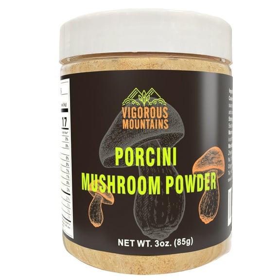 VIGOROUS MOUNTAINS Dried Porcini Mushroom Seasoning Powder for Cooking, 85g