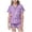 Purple, variant on Big Girls Outfit Sets 2 Piece Short Sleeve Top Bow Shorts Age 3 13 Girls Spring Clothes,Purple,Size 12 -13 Years