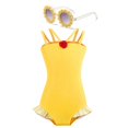 thumbnail image 5 of Bañador de dos piezas para niñas de 2 a 10 años, traje de baño de estilo princesa Disney, Bikini de verano, 2024, 5 of 5