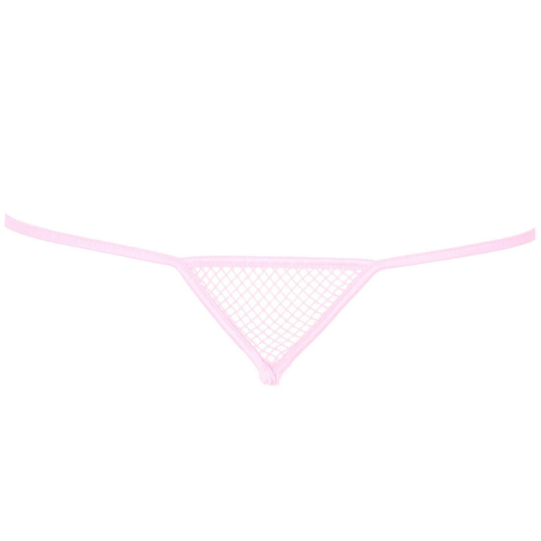 Lovefifi Micro Net G-String Thong Baby Pink One Size 