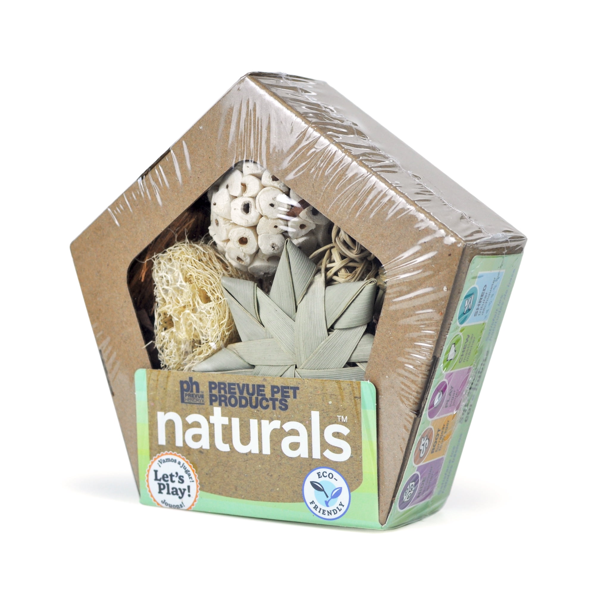 Prevue Pet Products Playfuls Small Pentagon Forage n Play Box for Small Animals