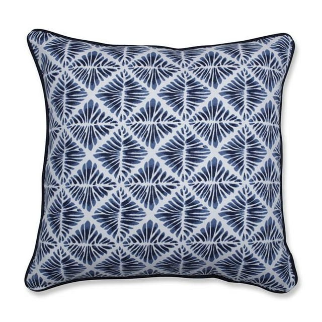 Pillow Perfect 622118 Gem Field Indigo 16.5 in. Jeter Oreiller - Bleu