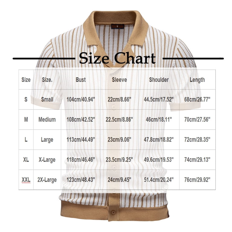 ohmzyzo Men's Vintage Knit Polo Shirt Short Sleeve Striped
