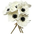 thumbnail image 4 of Anemone Poppy - 7 PCS Bouquet Real Touch Artificial Flowers for Floral Arrangements and Home Decor (10 Inches) (Red), 4 of 7