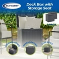 thumbnail image 2 of Suncast 22-Gal Double-Duty Outdoor Storage Box and Seating Solution, 2-Pack, 2 of 8
