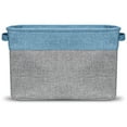 thumbnail image 4 of Sorbus Twill Storage Large Rectangular Fabric Collapsible Basket Organizer with Carry Handles, Multiple Colors, Set of 3, 4 of 8