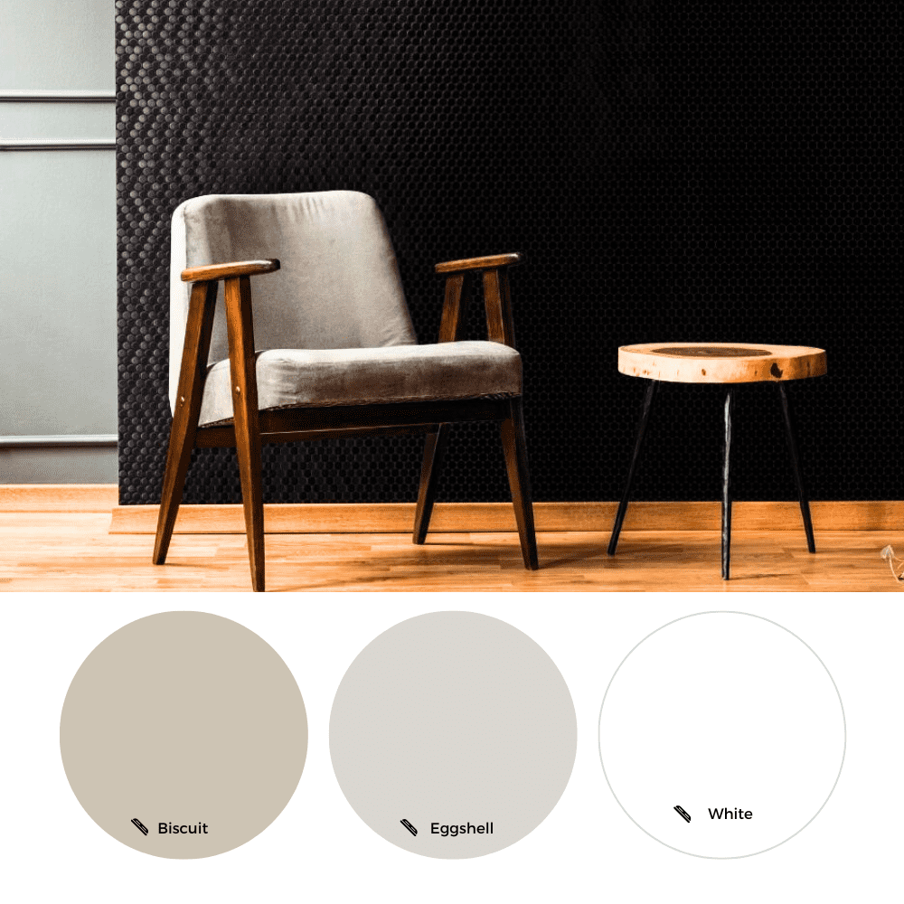 The Tile Life Eterna Penny 1" x 1" Black Glass Round Mosaic Floor and Wall Tile 1 Sheet