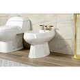 thumbnail image 2 of Kingston Brass KB6327CKL Kaiser Three-Handle Bidet Faucet with Brass Pop-Up, Brushed Brass, 2 of 6