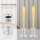 thumbnail image 5 of 20 candelabros de plástico modernos y tradicionales para cenas, base de pilar para velas, 5 of 5