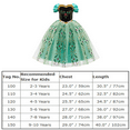 thumbnail image 7 of IBTOM CASTLE Princess Costumes Birthday Party Halloween Cosplay Dresses Up Clothes for Little Girls Child 4-5 Years Green, 7 of 7