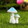 thumbnail image 5 of kjfeif 3pcs Colorful Resin Mushroom Tabletop Decor, Mini Fairy Garden Figurines for Home Garden Ornament, Whimsical Shelf Desk Decorations, Cute DIY Terrarium Craft Accessories, 5 of 8
