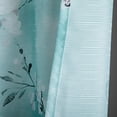 thumbnail image 3 of Dainty Home Teal Cascading Floral Fabric Shower Curtain with 12 Metal Rollerball Hooks – 3D Textured Design, Water-Repellent, Machine-Washable Bathroom Curtain, 70" x 72", 3 of 6