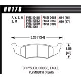 Hawk SRT4 HP+ Street Front Brake Pads