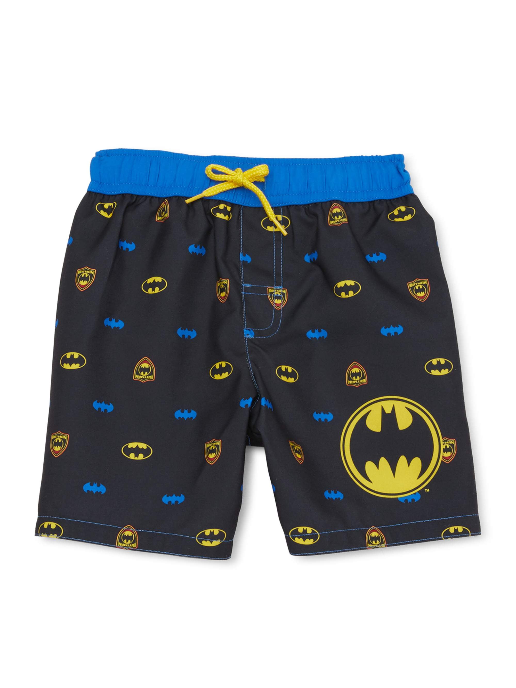 DC Comics Batman Little Boys Toddler Swim Trunks 