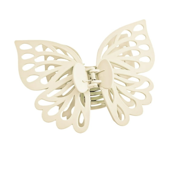 Ahabrexf Purple Dress Women, Shaped Flower Hair Claws Coiled Hair Ponytail Clip for Adults