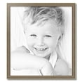 thumbnail image 2 of ArtToFrames 26" x 29" Aged White Gold Picture Frame, 26x29 inch Silver Wood Poster Frame (WOM-2036),  Pack, 2 of 7