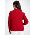 thumbnail image 2 of Jessica London Women's Plus Size Boxy Stitch Cardigan, 2 of 3