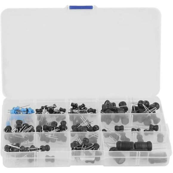 Inducteurs de Choke 145 Pcs 10uH-10mH 12 Valeurs Inducteurs de Choke 10uh 100uh 220uh 10uh 1uh 4.7uh 15uh 1mh 33uh 150uh