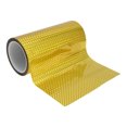 thumbnail image 1 of Cinta de rayas Unique Bargains 180mmx50m, calcomanías de rayas de rombos para coches, motocicletas y barcos, calcomanías DIY tono dorado láser 1 pieza, 1 of 7