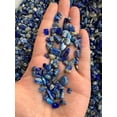 thumbnail image 3 of WHOLESALE Natural Semi Tumbled Lapis Lazuli Gemstone Chips, Crushed Mini Crystals, Undrilled (Lapis lazuli, 0.5 Pound), 3 of 4