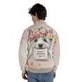 thumbnail image 5 of Happy Mother's Day West Highland White Terrier with Flower Crown All Over Print 3D Baseball Jacket Westie Westy Dog Lover Bomber Jacket Softball - 13004, 5 of 6
