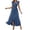 C-Blue155, variant on DHFJKG Sleeveless Maxi Dresses For Women Summer Dress Ruffle V Neck Holiday Tie Waist Flowy Irregular Hem Sundress Comfortable Dresses