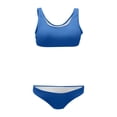 thumbnail image 5 of Rugged Ribbed Two Piece Bikini Set Featuring Wide Strap Top and Mid Waist Swimwear For All Seasons Beachwear, 5 of 5