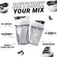 thumbnail image 2 of Botella mezcladora Vortex HELIMIX, 450 ml, sin BPA, fabricada en EE. UU., 2 of 7