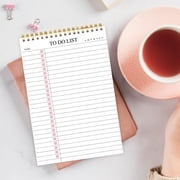 To Do List Notepad, Undated Daily Planner Notepad With To Do List Notebook Checklist Planner Spiral Waterproof Notepad For Office Supplies, School Planner, 52 Sheets/Pack, 5.5"*8.3" A5 Size