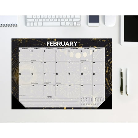 Celestial 2026 17" x 12" Small Monthly Deskpad