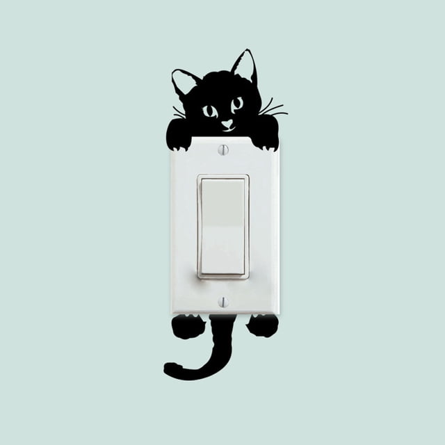 Pegatina de Interruptor Wosthever Autoadhesiva Protectora de PVC Decoración del Hogar