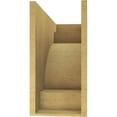 thumbnail image 4 of 10"W x 30"D x 20"H Classic Mediterranean Rough Cedar Woodgrain TimberThane Corbel, Primed Tan, 4 of 6