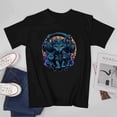 thumbnail image 3 of Cat T-shirt Cat Unisex T-shirt Unisex tees Casual Cotton Colorful Printing, 3 of 5