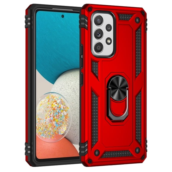 Funda de teléfono para Samsung A53 de Uso Rudo Shockproof + Cristal 9D