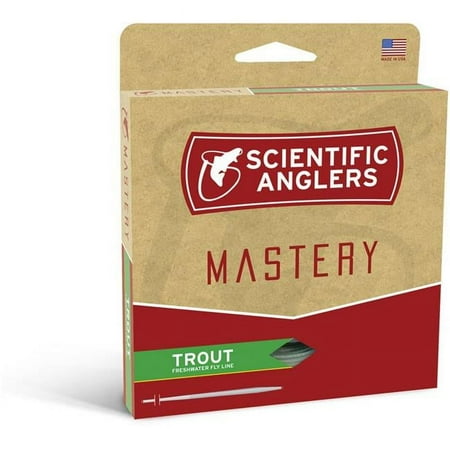 UPC: 0840309120876 | Scientific Anglers 666942 Mastery Trout WF4F Fly Line  Optic Green & Green